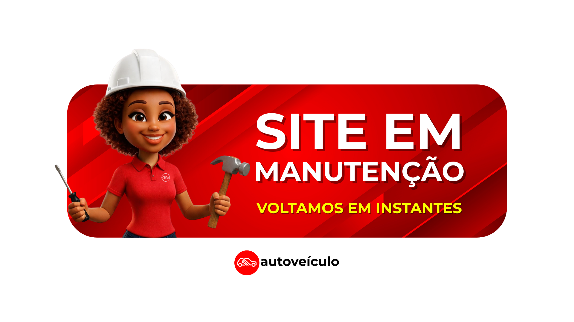 Estamos em manutenção