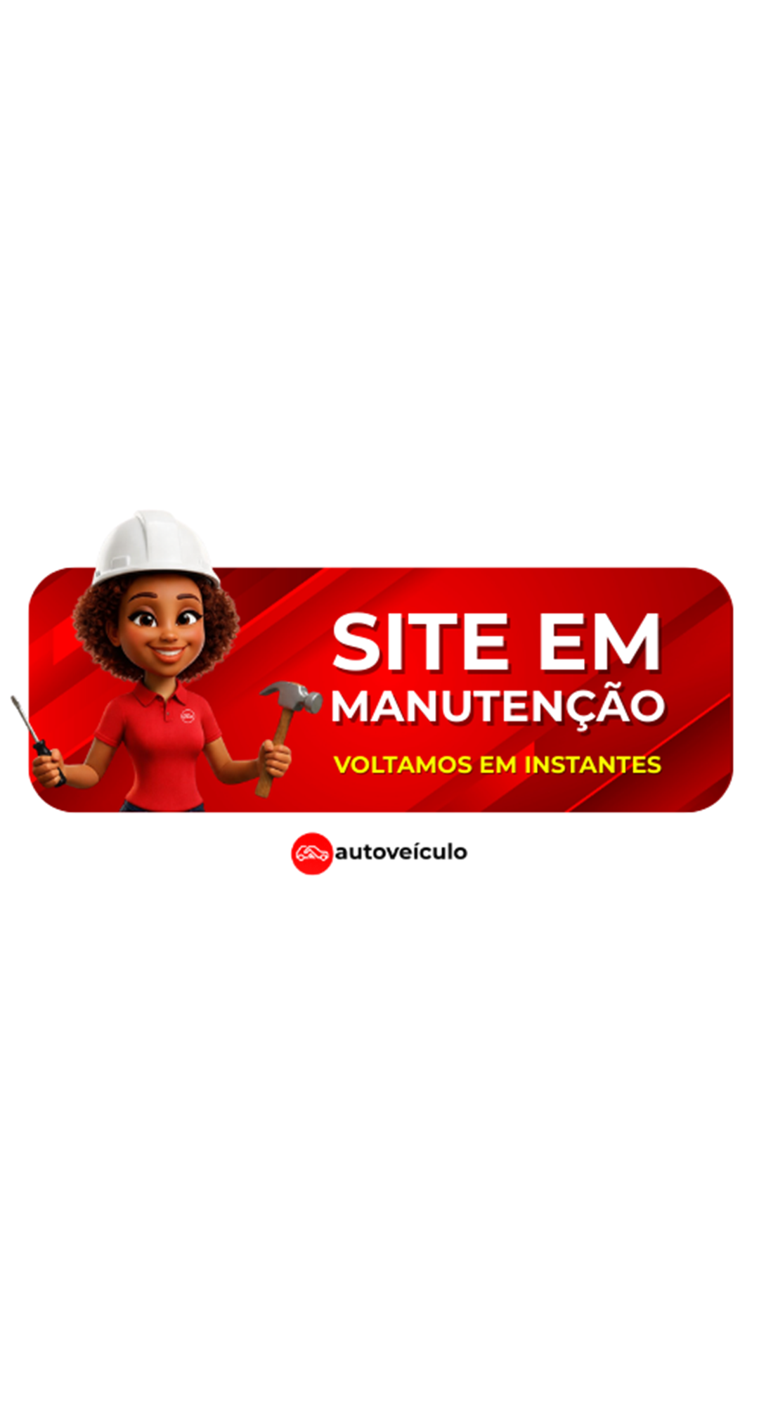 Estamos em manutenção